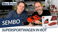 Youtube: Supersportwagen in rot von Sembo @ BlueBrixx