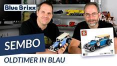 Youtube: Oldtimer in blau von Sembo @ BlueBrixx