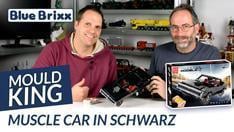 YouTube: Muscle Car in schwarz mit RC von Mould King @ BlueBrixx