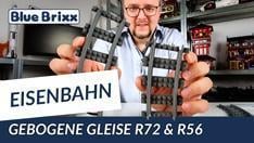 YouTube: Neue Schienenradien: Gebogene Gleise R56 & R72 von BlueBrixx