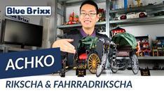 YouTube: Rikscha & Fahrradrikscha von Achko @BlueBrixx