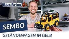 Youtube: Geländewagen in gelb von Sembo @ BlueBrixx