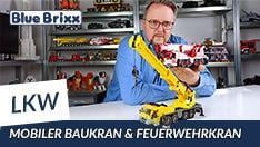 Youtube: Mobiler Baukran & Feuerwehrkran von BlueBrixx