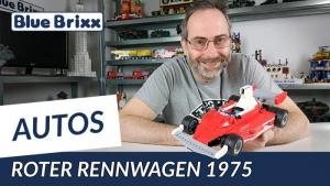 Youtube: Roter Rennwagen 1975 von BlueBrixx - mit Ausblick auf weitere Modelle!