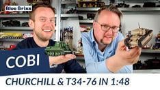 Youtube: A22 Churchill & T34-76 - 2 Panzer im Maßstab 1:48 von Cobi @ BlueBrixx