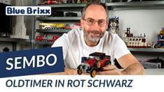 Youtube: Oldtimer in rot-schwarz von Sembo @ BlueBrixx