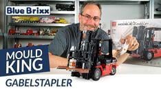 Youtube: Gabelstapler von Mould King @ BlueBrixx - mit Fernsteuerung und 5 Motoren!