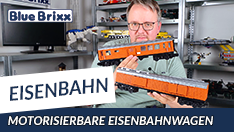 YouTube: Motorisierbare Eisenbahnwagen von BlueBrixx