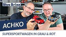 Youtube: Supersportwagen in grau & rot von Achko @ BlueBrixx