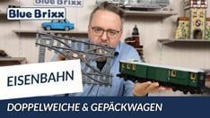 Youtube: Doppelweiche und Gepäckwagen von BlueBrixx