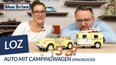 Auto mit Campingwagen (mini blocks) von LOZ