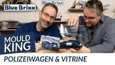 YouTube: Polizeiwagen inkl. Kunststoff Vitrine von Mould King  @BlueBrixx Group 