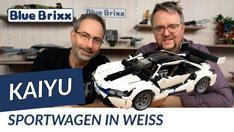 YouTube: Sportwagen in weiß von Kaiyu @BlueBrixx + neue Technik-Modelle im Überblick!