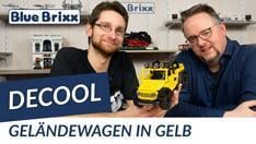 Youtube: Geländewagen in gelb von Decool @ BlueBrixx - RC-Technik für Einsteiger!