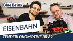 Youtube: Tenderlokomotive BR 89 inklusive Display von BlueBrixx - kleine Lok ganz groß!