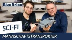 Youtube: Science-Fiction-APC - gepanzerter Mannschaftstransporter @ BlueBrixx