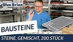 Youtube: Bausteine-Sets von BlueBrixx - 10 Farben, 200 Steine!