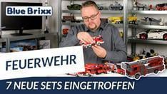 Youtube: Neue Feuerwehrsets von BlueBrixx - gleich 7 Modelle eingetroffen!