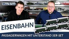 Youtube: Passagierwagen mit Unterstand im 5erset von BlueBrixx - gebaut vom Helden der Steine!