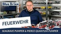 Youtube: Seagrave Pumper & Pierce Quantum Pumper in rot/schwarz von BlueBrixx