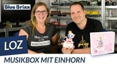 Youtube: Musikbox mit Einhorn aus Diamond Blocks von LOZ @ BlueBrixx