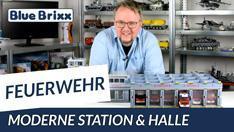 Youtube: Moderne Feuerwehrstation mit Fahrzeughalle von BlueBrixx