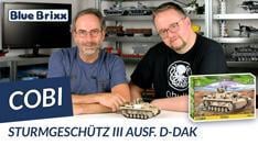 Youtube: Sturmgeschütz III Ausf. D DAK von Cobi @ BlueBrixx