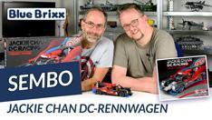 Youtube: Jackie Chan DC-Rennwagen von Sembo @ BlueBrixx