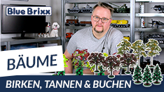 Youtube: Bäume von BlueBrixx - 3 Birken, 3 Tannen und 3 Buchen!