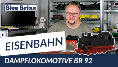 Youtube: Dampflokomotive BR 92 von BlueBrixx