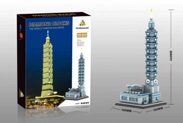 Bluebrixx Sets 101744 Taipei 101 Building