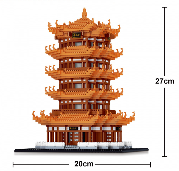 BlueBrixx - Sets - 102904 - Huang He Lou (diamond blocks)