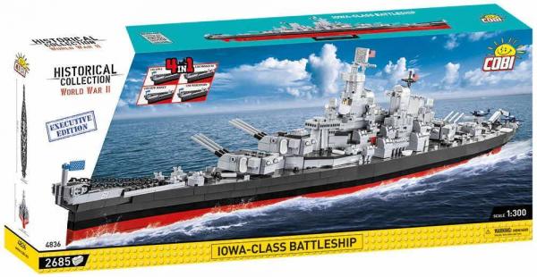 Iowa Class Schlachtschiff 4in1 Bausatz - Executive Edition