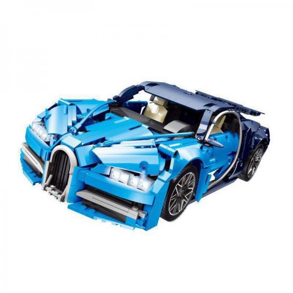 Blauer Superlative Sportwagen