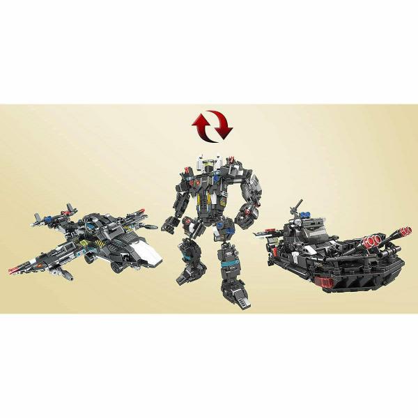 SWAT Transforming Robot 9in1 Building Set