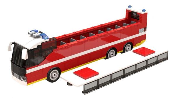 Fire Department Bus 2 in1