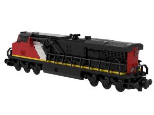 Locomotive GE ES44AC red