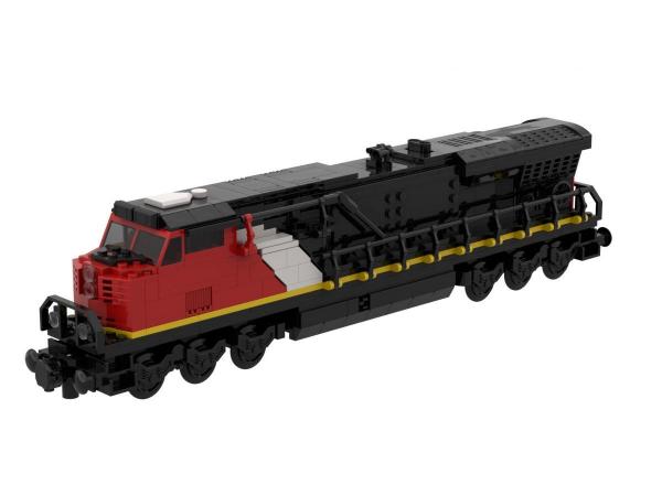 Locomotive GE ES44AC red