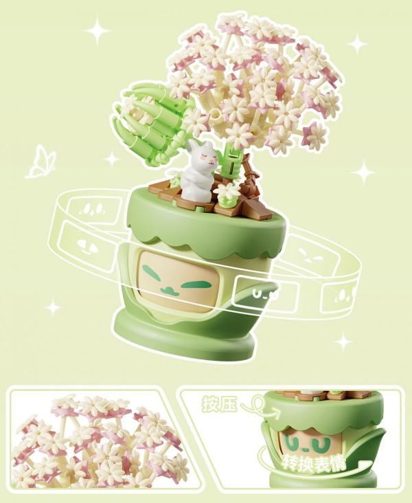 Stimmungsblume: Smaragdblume (mini blocks)