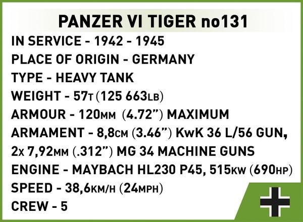 Tank VI Tiger No. 131