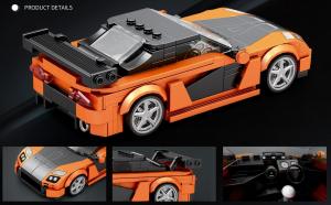 Orange sportscar