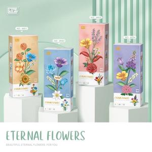 Eternal flowers: Blue hope (mini blocks)