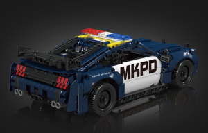 Police patrol with pull back motor