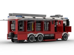 Fire Brigade Railroad Truck