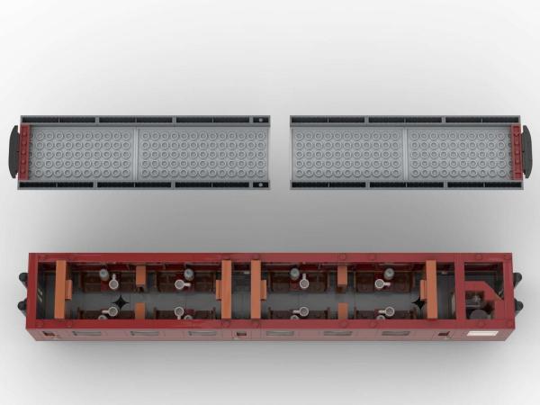 Schottische Museumsbahn - 1te Klasse Großraumwaggon (8w)