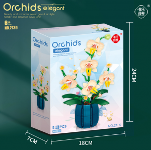 goldene Orchideen (mini blocks)