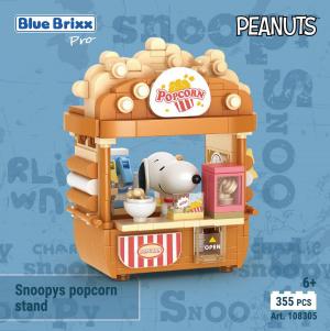 Snoopy's popcorn stand