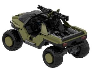 Futuristic Off-Road Combat Vehicle