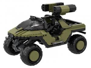 Futuristic Off-Road Combat Vehicle