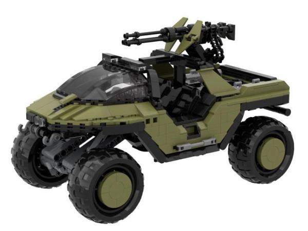 Futuristic Off-Road Combat Vehicle